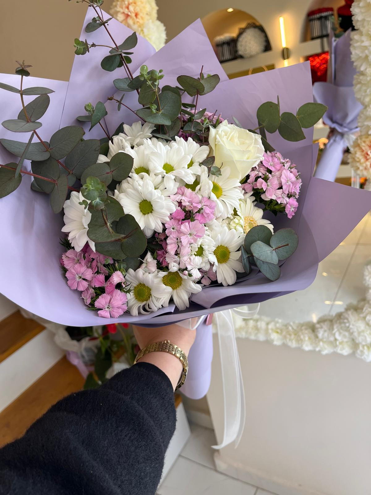 Papatya Ve Hüsnüyusuf Buketi