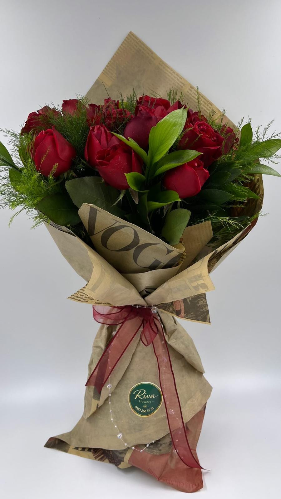 20 Kırmızı Gül Buketi