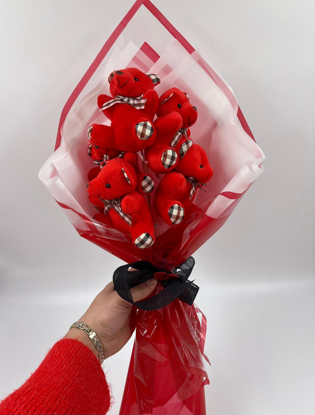 Kırmızı Ayıcık Buketi