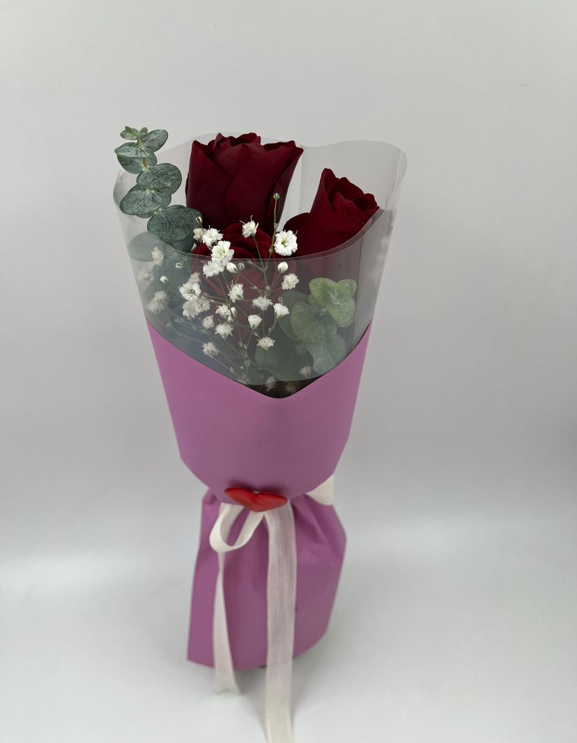 3'Lü Gül Buketi küçük resim 2