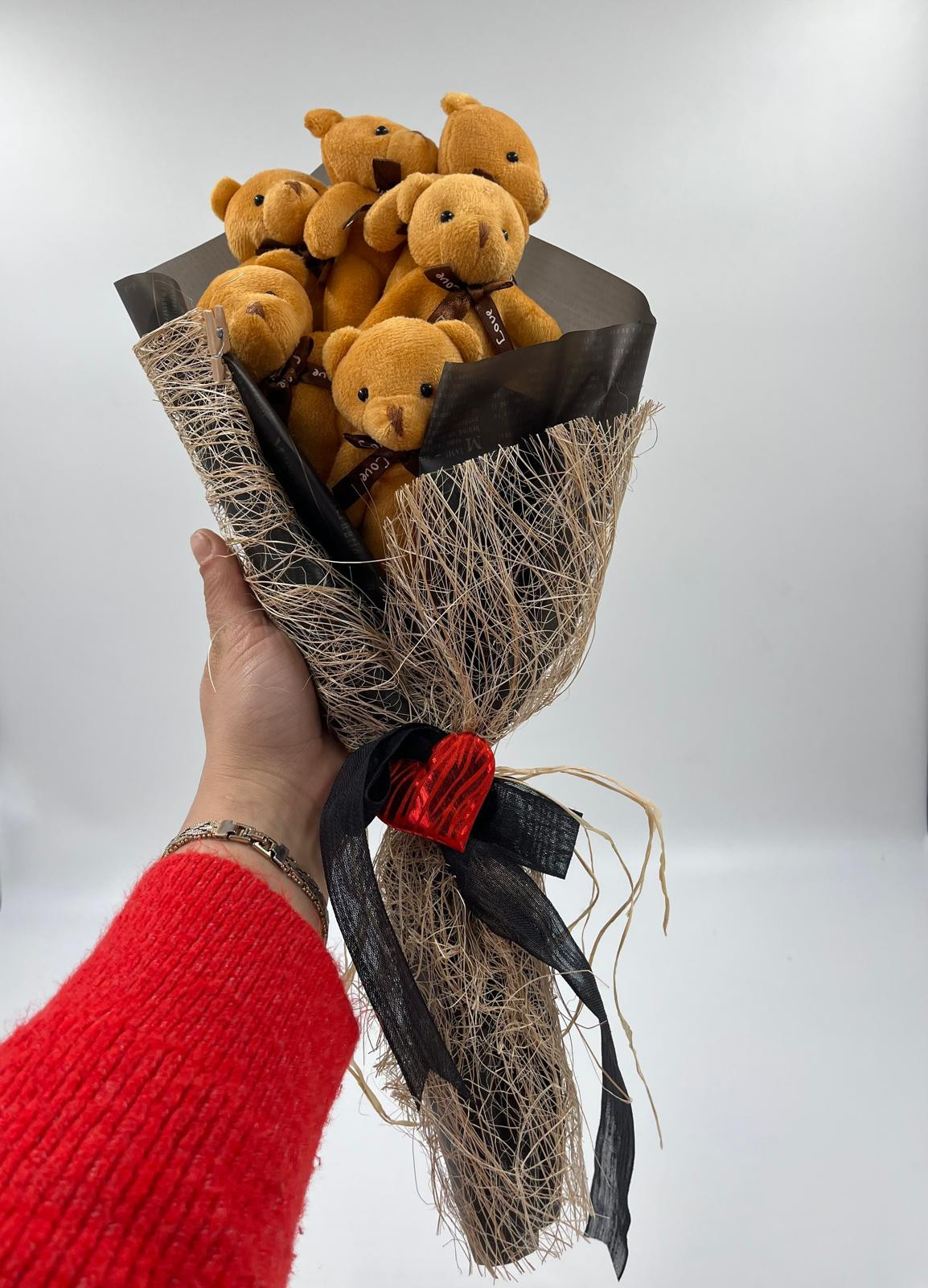 Kahverengi Ayıcık Buketi