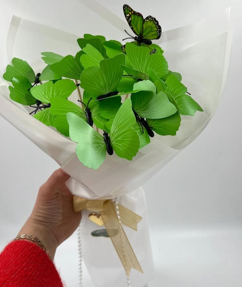 Yeşil Kelebek Buketi